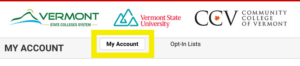 Select My Account