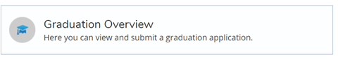 Graduation overview navigation tile